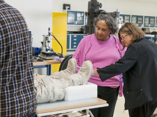 Examining Armstrong's Apollo 11 Boots