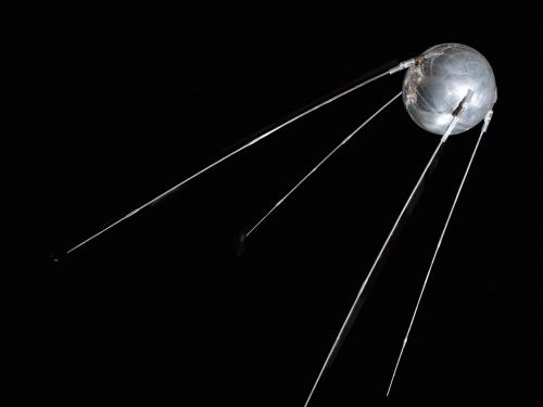 Sputnik Model in the <em>Boeing Milestones of Flight Hall</em>