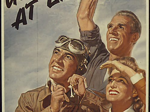 World War II aviation poster that reads "build more b-29's"