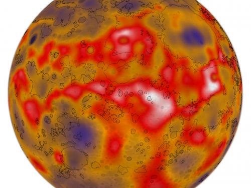 Model of the crustal thickness of Mercury