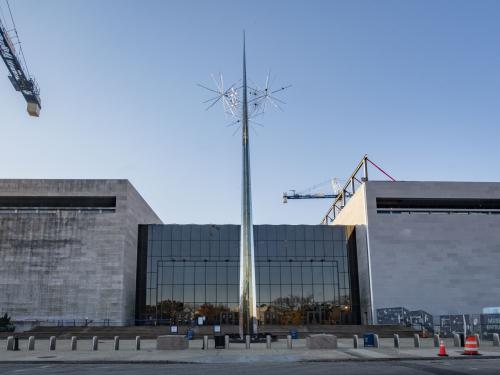 Exterior of National Air and Space Museum in Washington, DC