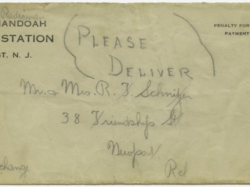 The front of an addressed weathered enveloped with the words please deliver written on the front in big letters.