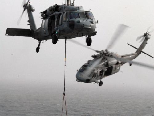 MH-60S Sea Hawk helicopters