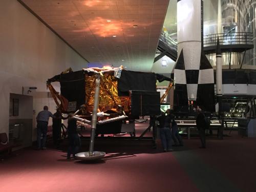 Apollo Lunar Module Moves to the <em>Boeing Milestones of Flight Hall</em>