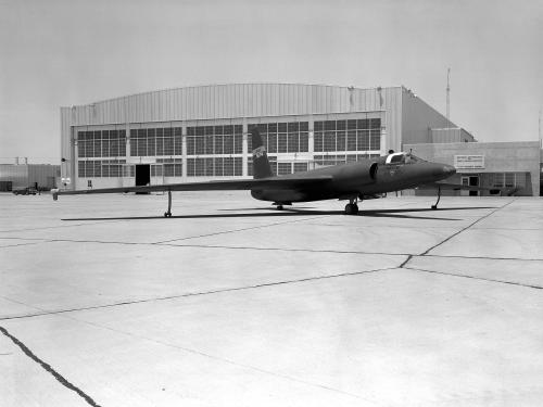 U-2 Covered in Black Paint