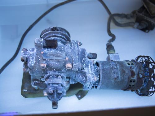 General Electric Compressor Viewed Under UV Illumination