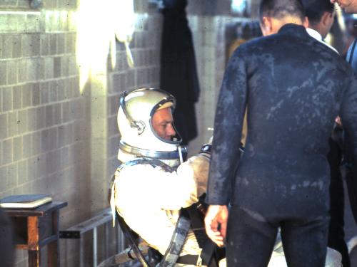 Buzz Aldrin Training at McDonogh Pool