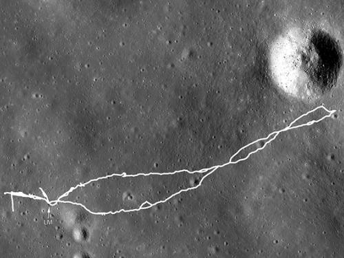 Apollo 14 Landing Site Map