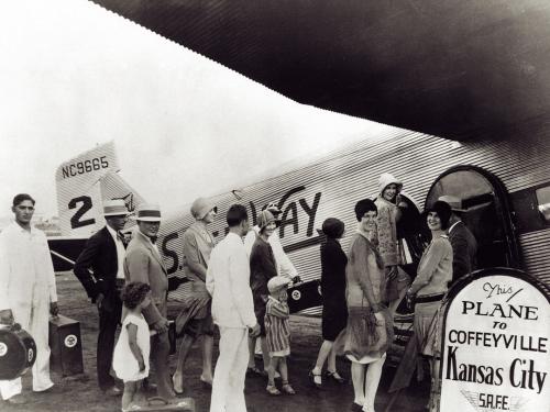 Passengers Boarding Tri-Motor