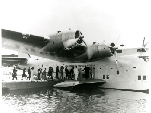 Boarding Boeing 314