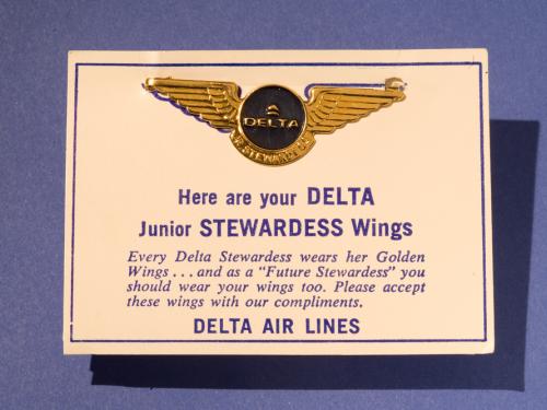 Western Air Lines Junior Stewardess Wings