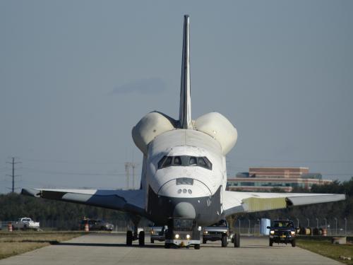 Space Shuttle "Enterprise" Taxis to Udvar-Hazy Center