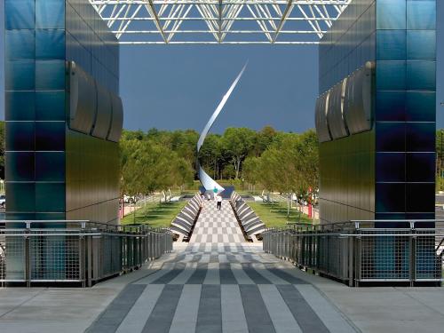 John Safer's magical sculpture, Ascent, at the Udvar-Hazy Center