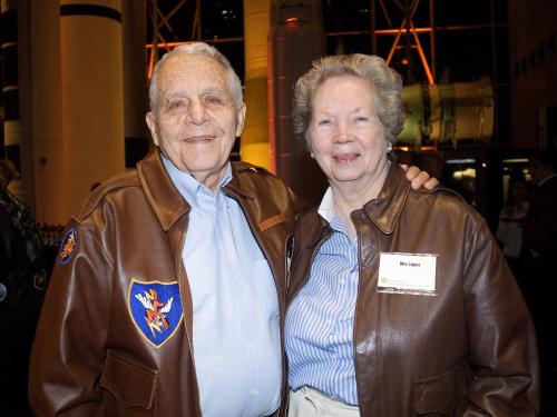 Don and Glindel Lopez at Flight Jacket Night