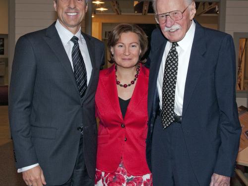 Guy Hachey, Helene Gagnon, and Bob Hoover