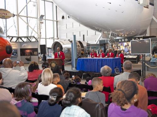 Tuskegee Airmen at the Museum's Family Day