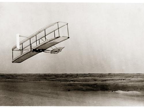 The 1902 Wright Glider in Flight, Side View