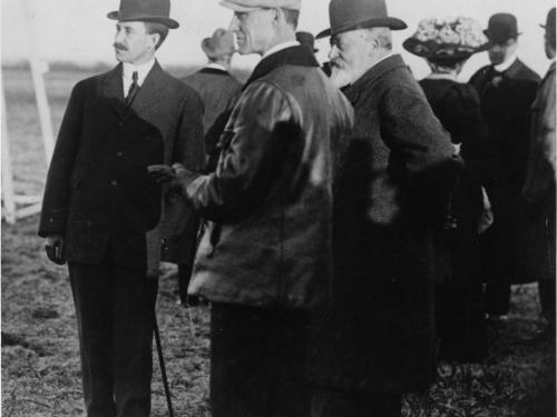 The Wright Brothers with King Edward VII of England