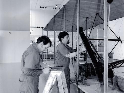 1903 Wright Flyer restoration work