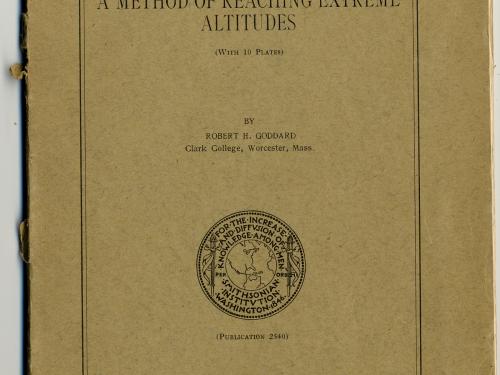 Cover of A Method of Reaching Extreme Altitudes