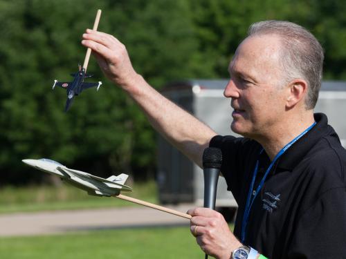 Dave "Bio" Baranek at Become a Pilot Day 2014 Social