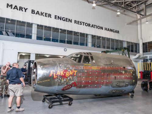 "Flak-Bait" Moves to the Restoration Hangar