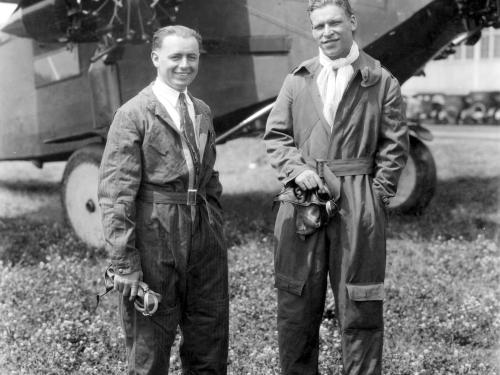 Lt. Albert Hegenberger and Lt. Lester Maitland