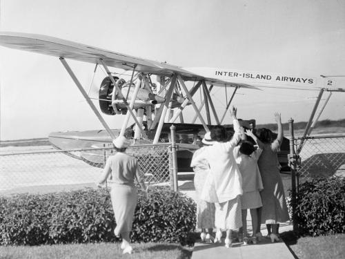 Inter-Island Airways S-38 Departing