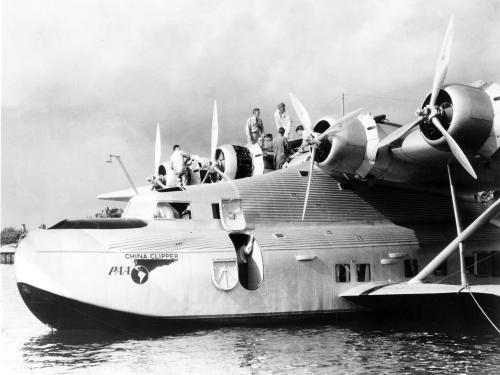 <em>China Clipper</em> on the Water