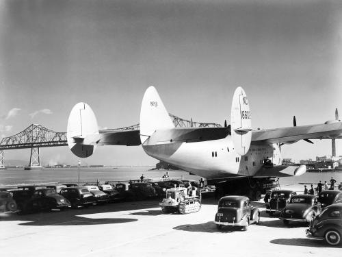 Boeing 314 on Land