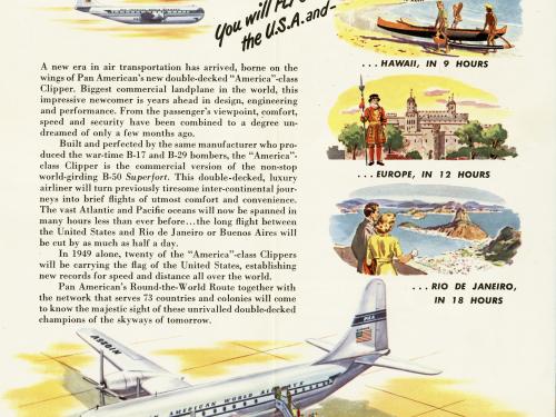 Pan Am Stratocruiser Brochure