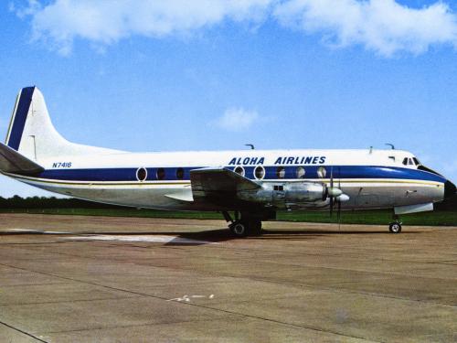 Aloha Airlines Vickers Viscount 745D