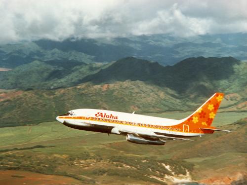 Aloha Airlines Boeing 737, 1969