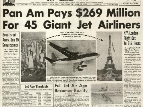 Pan Am Jet Purchase Article