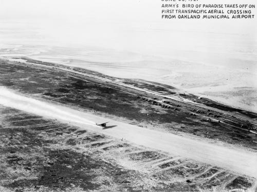 Maitland and Hegenberger Taking Off