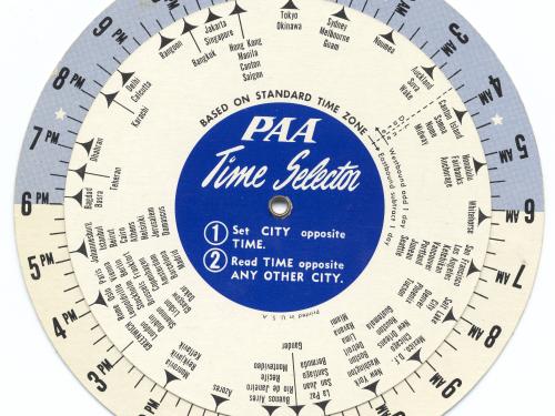 Pan American Airways Time Selector