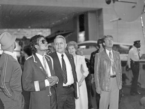 Don Lopez and Michael Jackson