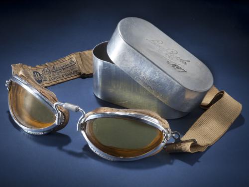 E. B. Meyrowitz Flying Goggles and Case