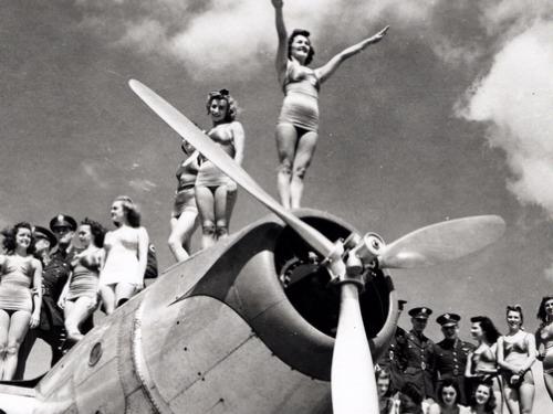 Aquabelles on Boeing XB-15