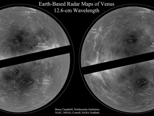 Map of Venus