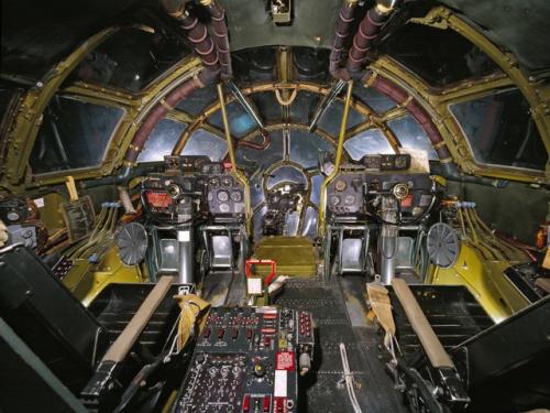 Cockpit of Enola Gay