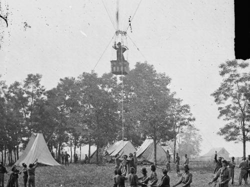 Thaddeus Lowe Balloon Reconnaissance at Battle of Fair Oaks