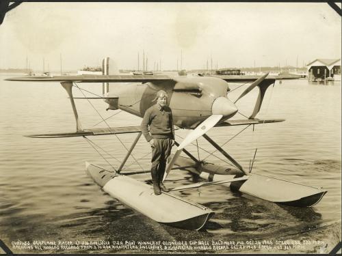 Jimmy Doolittle and a Curtiss R3C-2 Racer