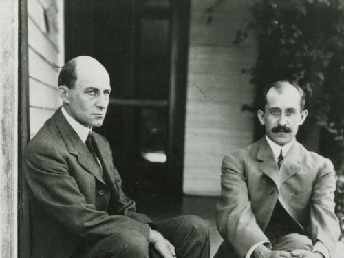 Wilbur and Orville Wright in Dayton, Ohio