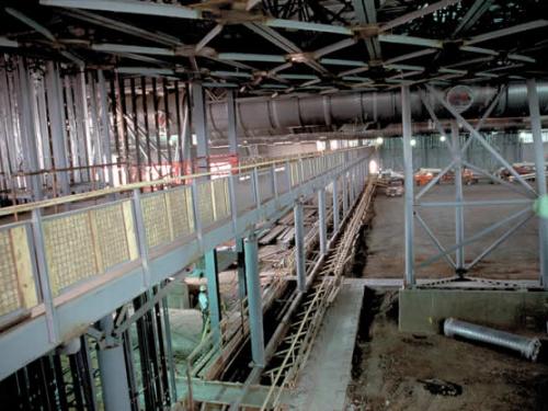 Observation walkway in Aviation Hangar