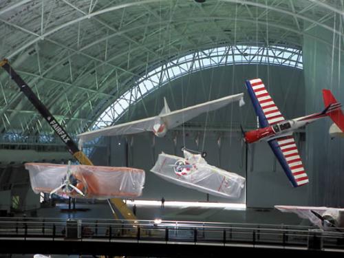 At the Udvar-Hazy Center, the aircraft are flying!