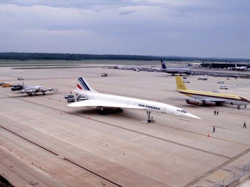 Boeing Stratoliner,  Dash 80, and Air France Concorde