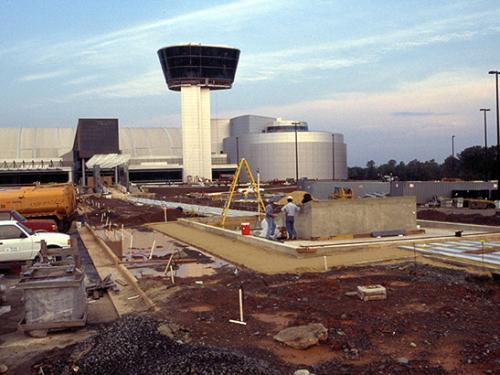 Udvar-Hazy Center Wall of Honor walkway