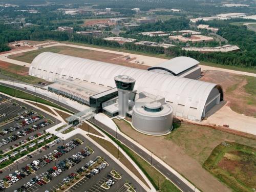 Aerial View of Steven F. Udvar-Hazy Center