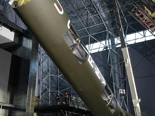 Redstone Missile Assembled in Space Hangar